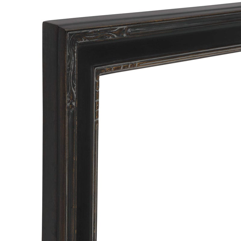 Creative Mark Museum Collection Nouveau Frames, Black/Gold 8x10 - Hand-Finished Hand-Leafed Real Wood, One Piece Frame, Closed Corner, Open Back, Without Mat & Glass, Gallery Wall or Prints - Image 2